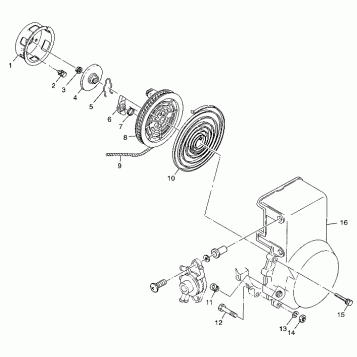 RECOIL STARTER - 099AB6AS (4948394839d003)