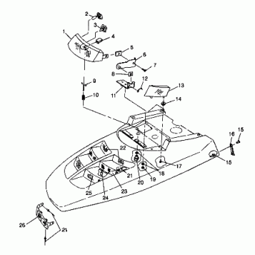 HOOD/HEADLIGHT - 099ED6AS (4948404840a011)
