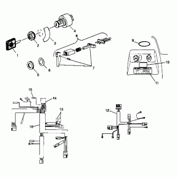 IGNITION and WIRE HARNESS - 099ED6AS (4948404840b004)
