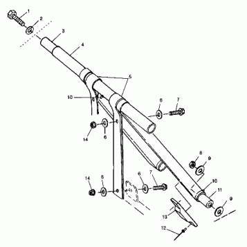 FRONT TORQUE ARM - 099ED6AS (4948404840b011)
