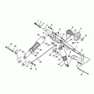 REAR TORQUE ARM - 099ED6AS (4948404840b012)
