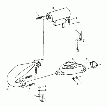 EXHAUST SYSTEM - 099ED6AS (4948404840c003)