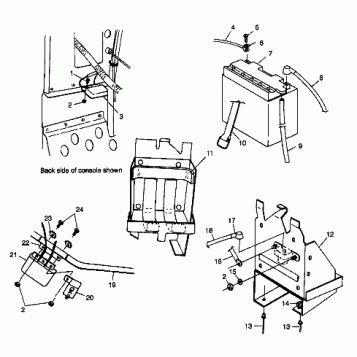BATTERY BOX - 099ED6AS (4948404840c005)