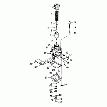 CARBURETOR - 099ED6AS (4948404840c011)