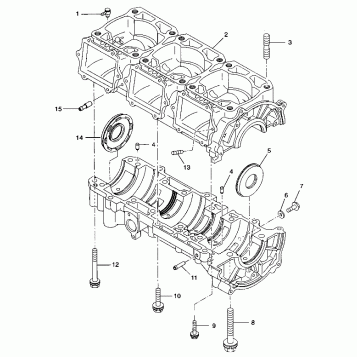 CRANKCASE - 099AB7BS (4948424842c009)