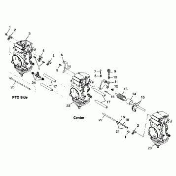 CARBURETOR - 099AB7BS (4948424842d001)