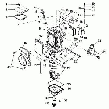 CARBURETOR - 099AB7BS (4948424842d002)