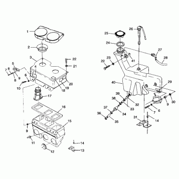 OIL TANK / AIR BOX - 099AB8AS (4948434843c006)