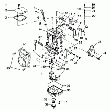 CARBURETOR - 099AB8AS (4948434843d002)