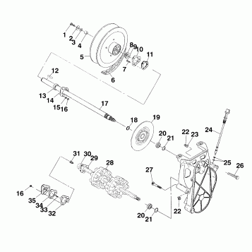 DRIVE TRAIN - 099SX4CS (4948444844b008)