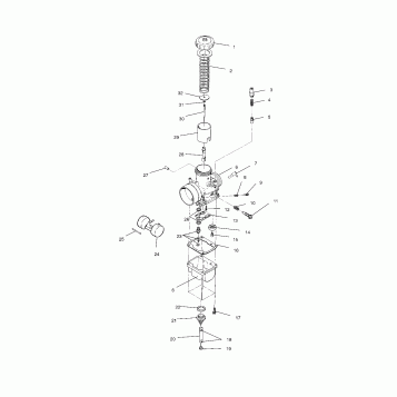 CARBURETOR - 099SX4CS (4948444844c011)