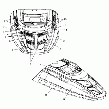 HOOD - FOAM/FOIL - 099SP5AS (4948454845a012)