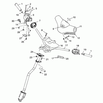 STEERING - HANDLEBAR - 099SP5AS (4948454845b006)