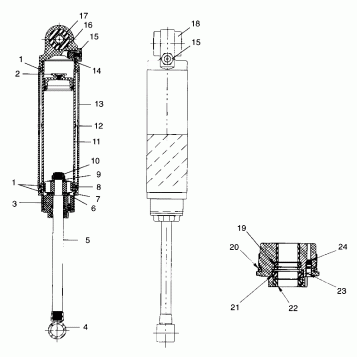FOX SHOCK - REAR TRACK - 099SP5AS (4948454845c004)