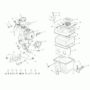 OIL TANK/AIR BOX - 099SP5AS (4948454845c006)