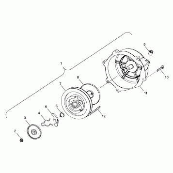 RECOIL STARTER - 099SP5AS (4948454845d002)