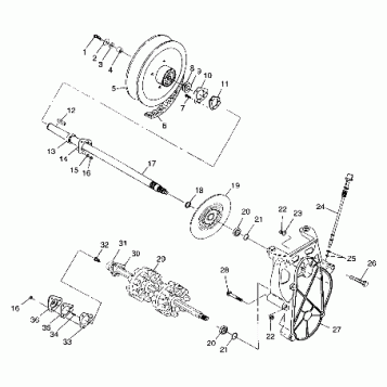 DRIVE TRAIN - 099SB6DS (4948464846b009)
