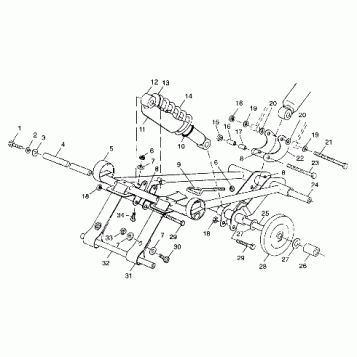 FRONT TORQUE ARM - 099SB6DS (4948464846b012)