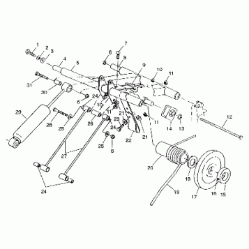REAR TORQUE ARM - 099SB6DS (4948464846b013)
