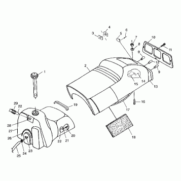 SEAT and GAS TANK - 099SP6DS (4948474847a006)