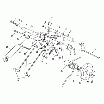 REAR TORQUE ARM - 099SP6DS (4948474847b013)