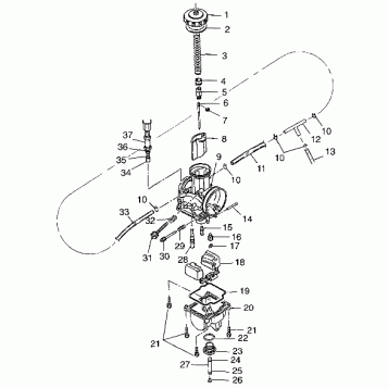 CARBURETOR - 099SP6DS (4948474847c013)