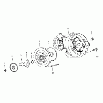 RECOIL STARTER - 099SP6DS (4948474847d002)