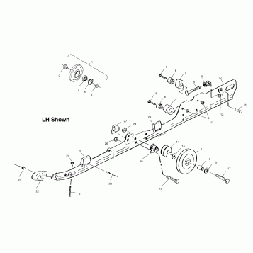 RAIL MOUNTING (SUSPENSION) - E99SS6DU (4948484848c002)