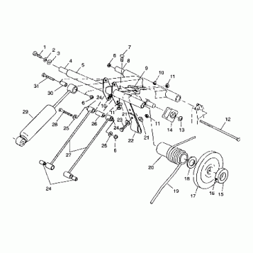 REAR TORQUE ARM - 099SB7AS (4948494849b013)