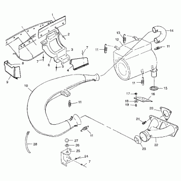 EXHAUST SYSTEM - 099SB7AS (4948494849c003)