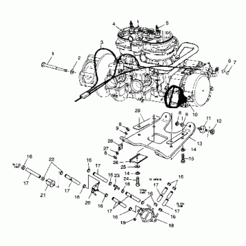ENGINE MOUNTING - 099SB7AS (4948494849c005)