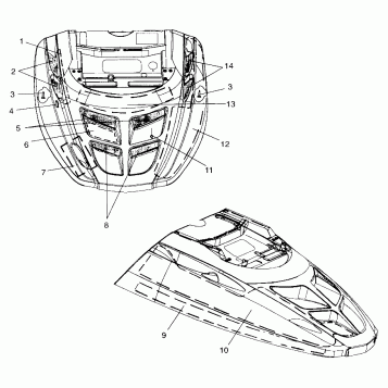 HOOD - FOAM/FOIL - 099SP7AS (4948504850a012)