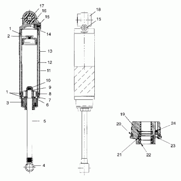 FOX SHOCK - REAR TRACK - 099SP7AS (4948504850c002)