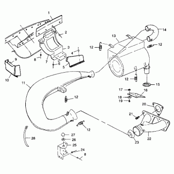 EXHAUST SYSTEM - 099SP7AS (4948504850c004)