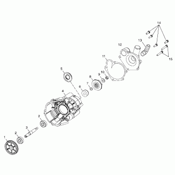 WATER PUMP - 099SP7AS (4948504850c011)