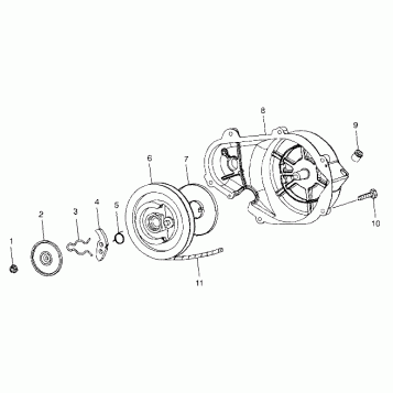 RECOIL STARTER - 099SP7AS (4948504850d002)
