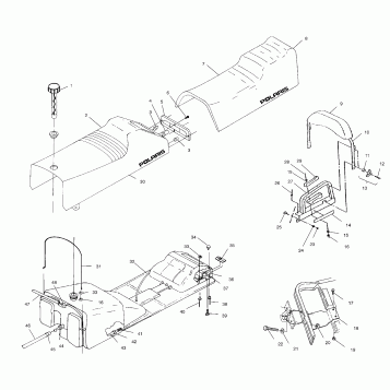 SEAT and GAS TANK - E99SS7AU (4948514851a007)