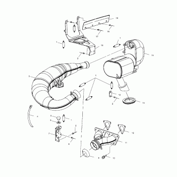 EXHAUST SYSTEM - E99SS7AU (4948514851c009)