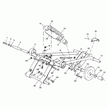 FRONT TORQUE ARM - 099SR7ASA (4948524852b014)