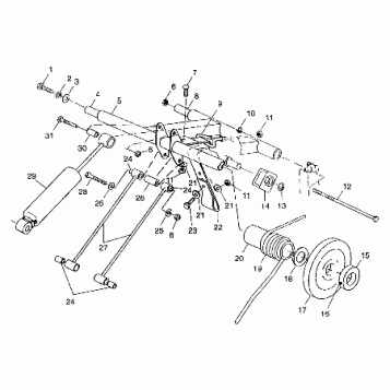 REAR TORQUE ARM - 099SR7ASA (4948524852c001)