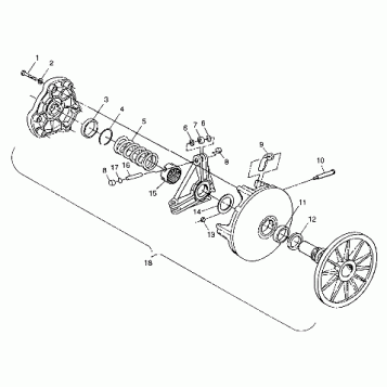 DRIVE CLUTCH - 099SR7ASA (4948524852c002)