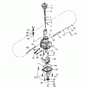CARBURETOR - 099SR7ASA (4948524852c011)