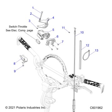 ENGINE, THROTTLE CONTROL ASM. - S24TFK6RS (C601962)
