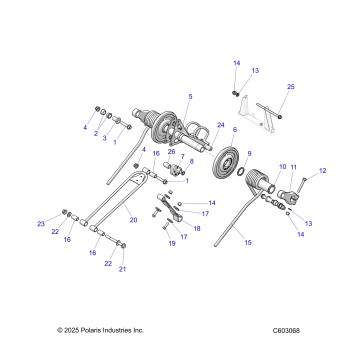 SUSPENSION, TORQUE ARM, REAR - S26TFN6RSP/RSL (C603068)
