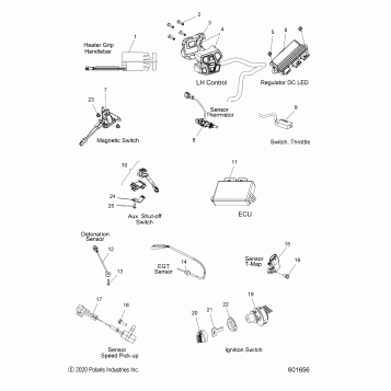 ELECTRICAL, SWITCHES, SENSORS and COMPONENTS - S22TKP6RS ALL OPTIONS (601656)