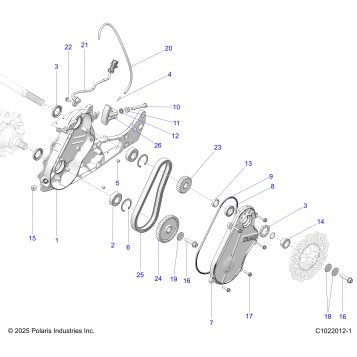 DRIVE TRAIN, CHAINCASE - S26TKL9BS (C1022012-1)