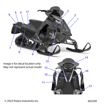 BODY, DECAL, BLACK SIDE PANEL W/ GRAY TRIM - S24TLP6RS (602549)