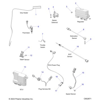 ELECTRICAL, COMPONENTS - S25TDV8MS (C602871)