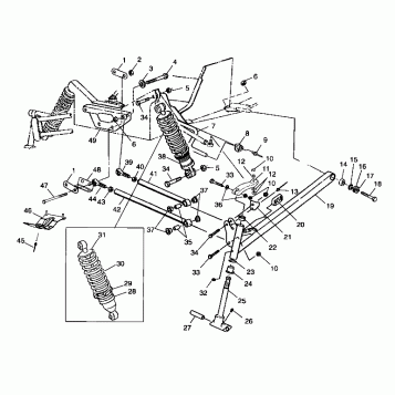 FRONT SUSPENSION - 099SB5AS (4950155015b001)