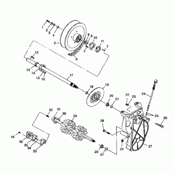 DRIVE TRAIN - 099SB5AS (4950155015b008)